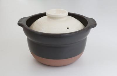 Cuisinière à riz en poterie Uchiyama, Poterie Banko, Pot épais résistant à la chaleur, Pot en terre cuite 3 tasses