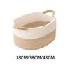 Nordic Cotton Rope Woven Storage Basket Handcrafted Storage Bins Makeup Cosmetic Holder for Living Room Bedroom Tabletop Clothes