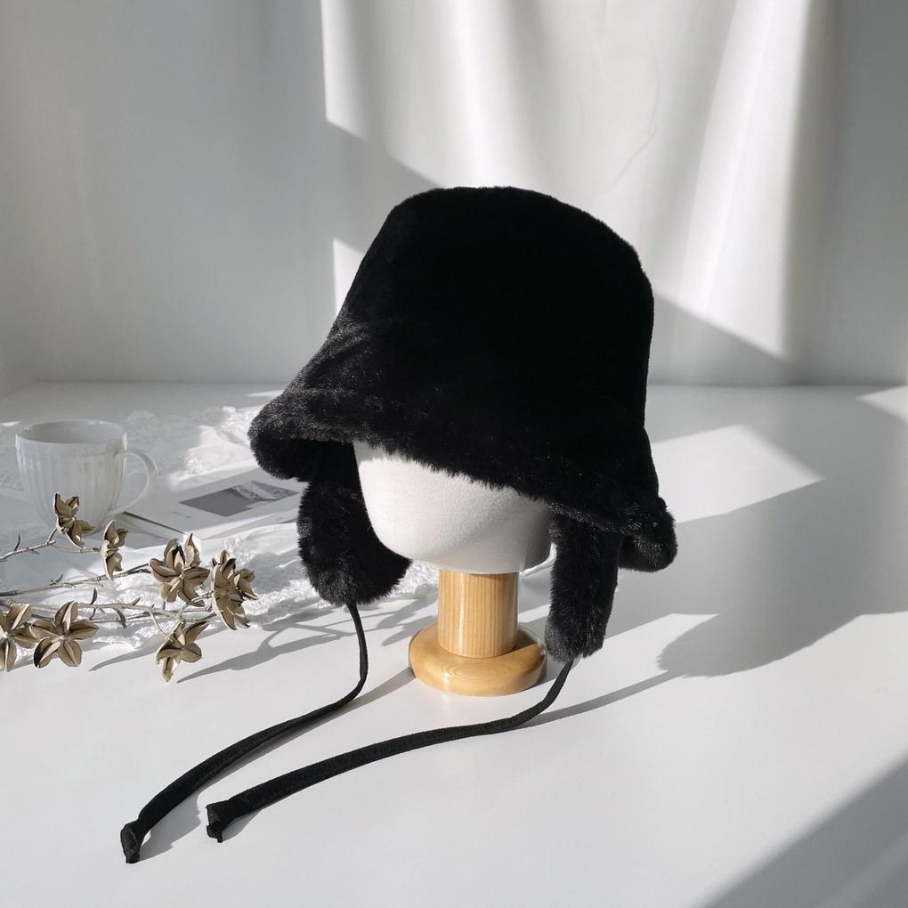 Women's and Men's Cozy Fur Earflap Bucket Hat