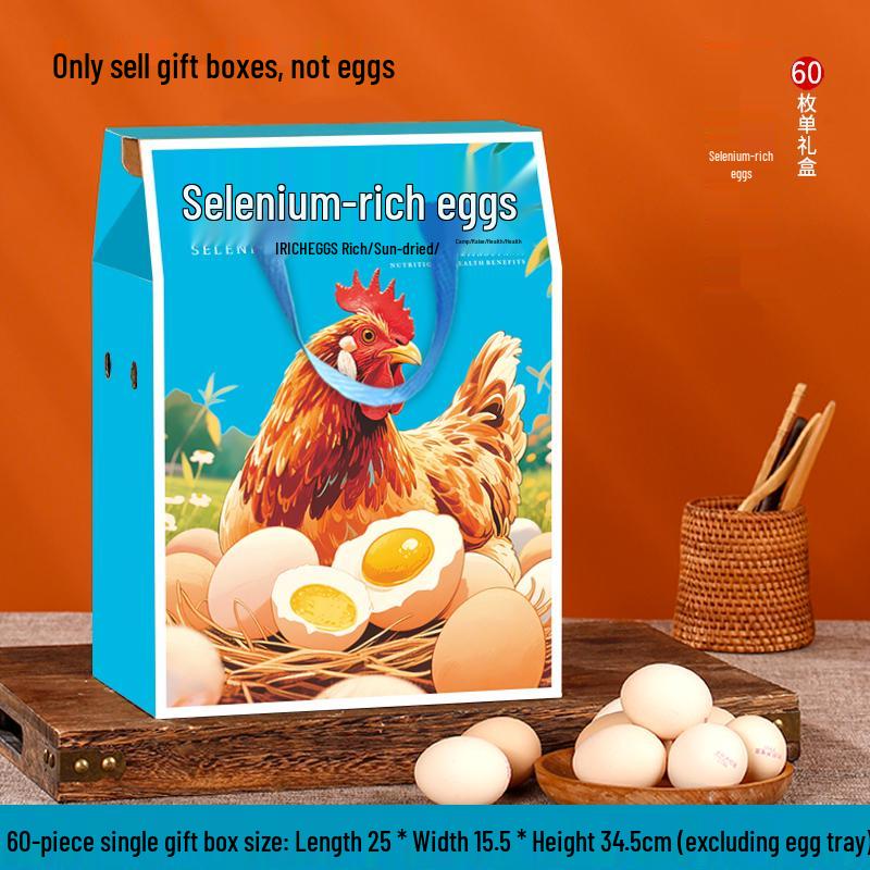 Eco-Friendly Custom Egg Gift Box - Holds 30/60 Eggs
