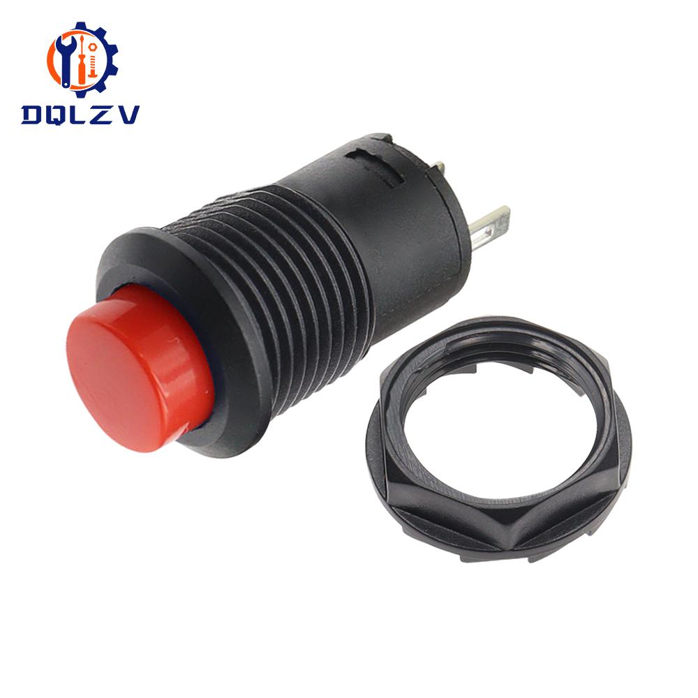 Selbsthaltende / Momentane Druckschalter DS228 DS428 12mm AUS - EIN Druckschalter 3A /125VAC 1.5A/250VAC DS-228 DS-428
