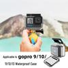 GoPro13 Wasserdichtes Gehäuse Kompatibel mit GoPro12/11/10/9 - Tauchkamera Schutzhülle und Zubehör.