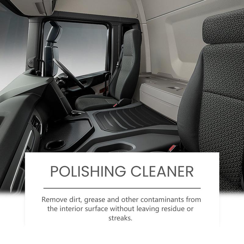 HOMONTH Car Interior Polish Cleaner & Protectant, Leather Plastic Dashboard Restorer, 300ml
