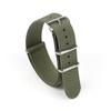 20mm 22mm Nylon Watch Strap Sport Wristbands Bracelet for Men Women Replacement Canvas Fabric Watch Band Accessories Brown Green