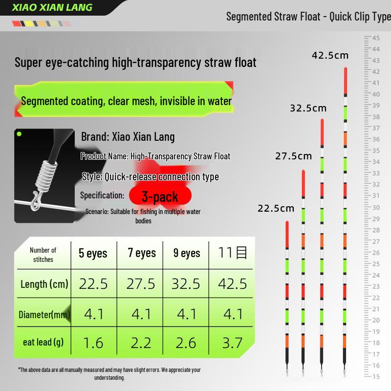 Little Immortal Lead-free High Sensitivity Fish Float for Light Bite Carp