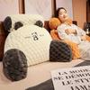 Cartoon Turtle Velvet Lumbar Support Cushion - Soft, Removable, Washable Seat & Sofa Backrest for Bedroom