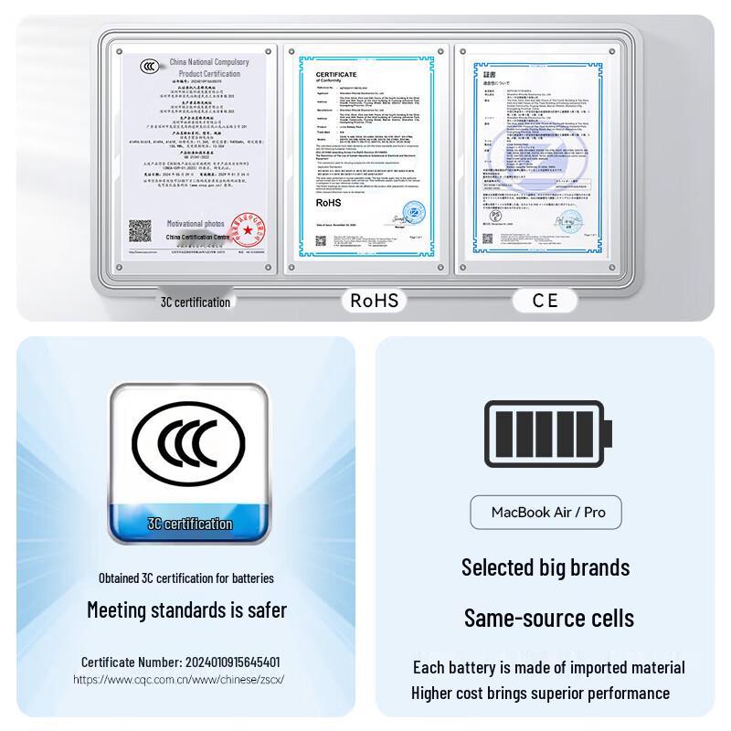 Apple A1989 A1964 Laptop Battery