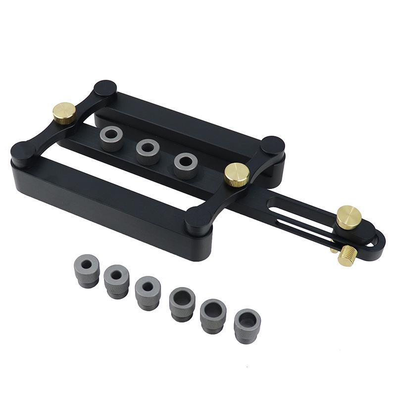 Woodworking 3-in-1 Hole Puncher & Vertical Positioner for Dowel and Tenon Woodwork