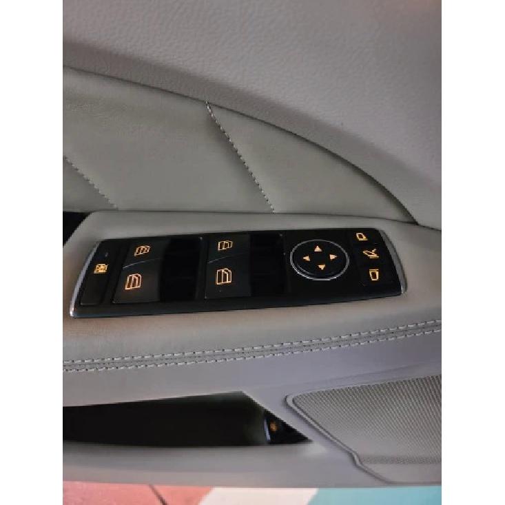 Car Window Glass Lift Button Sticker Door Lock Unlock Button Cover Sticker For Mercedes Benz A B C E GLA CLA GLK GL ML GLE Class