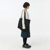 VINTAGE FLORAL TOTE BAG, BLACK