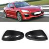 2pcs Carbon Fiber Rearview Mirror Housing Cover Fits for Mazda RX8 20012010