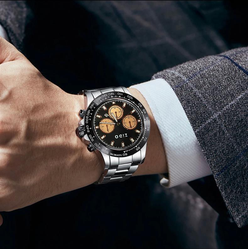 ZIDO Neue Herren Vollautomatische Luxus Modeuhr mit Leuchtendem Zifferblatt und Transparentem Boden