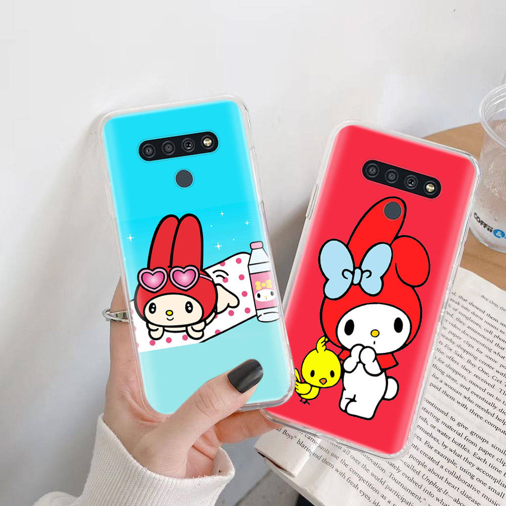 Transparente Hülle für Samsung A04 A14 A23 M33 M53 Realme 10 9 C35 C55 VIVO X80 Infinix Hot 30 Note 11 Tecno Spark 8P Pro L-13 Niedlich My Melody