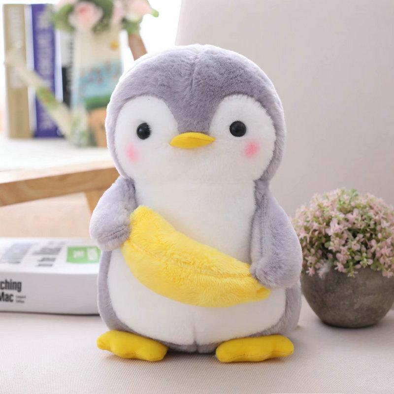 Creative Cudding Fruit Penguin Plush Stuffed Toys Cute Couple Penguin Plush Doll Toy Home Decor Toys Birthday Present