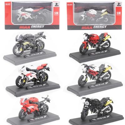 1:18 Domov Děti Plastové Auto Dekor Terénní Vozidlo Kolekce Kancelářský Model Hračka Odlitek Motocykl Simulace Přenosný