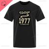 May 25 1977 Birth Gift T-shirt Men's Harajuku Top Fashion Classic Unique Vintage Brand T-shirt Vintage Streetwear Birthday Gift
