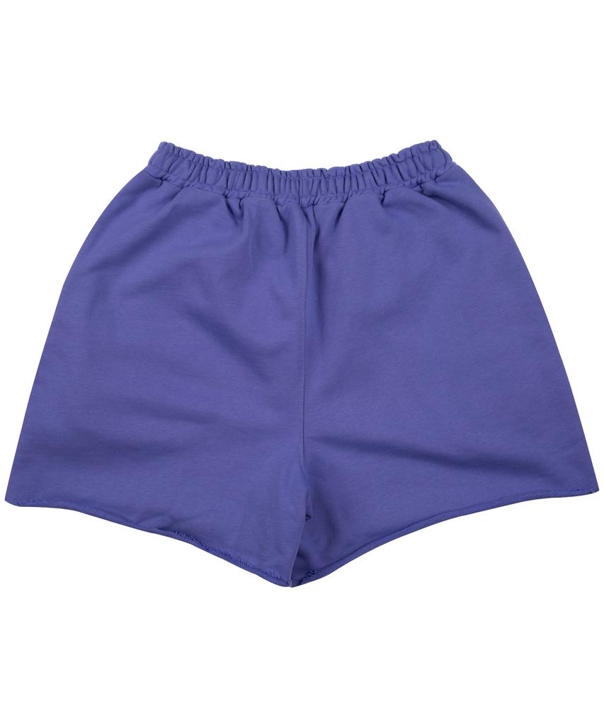 Bichiseuaenkeulim Simple Logo Half Pants-Purple