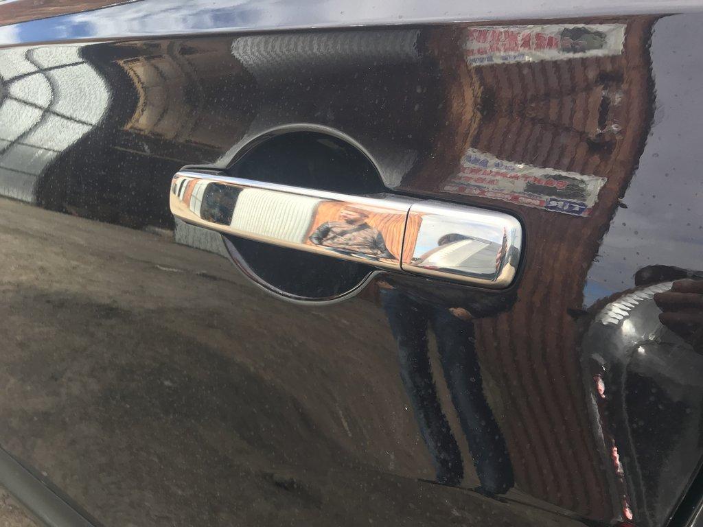 Tampoane pentru mâner (4 buc, otel inoxidabil) Cu cip, OmsaLine - oțel inoxidabil italian pentru Nissan Qashqai 2010-2014