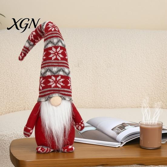 Christmas Decorations for Home Gnome Decoration, Plush Tomte Swedish Figurine, Soft Scandinavian Gift Boxed Holiday Decoration Dwarf Doll Home,