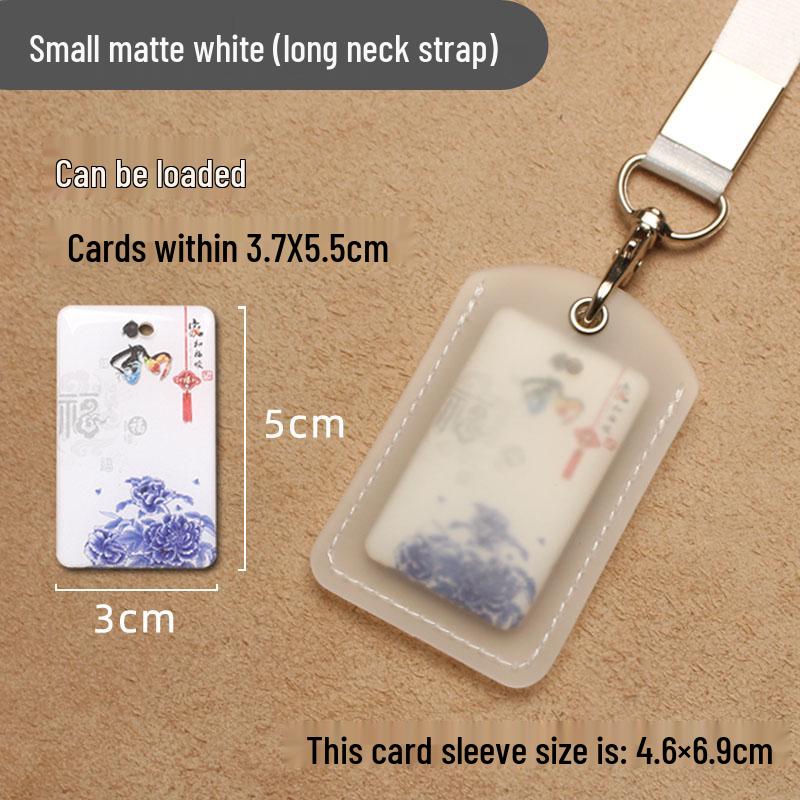 Transparenter tropfenförmiger Ausweishalter & Aufzugskartenhülle