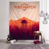 Firewatch Forest Printed Large Wall Tapestry Cheap Hippie Wall Hanging Bohemian Wall Tapestries Mandala INS Home Decor