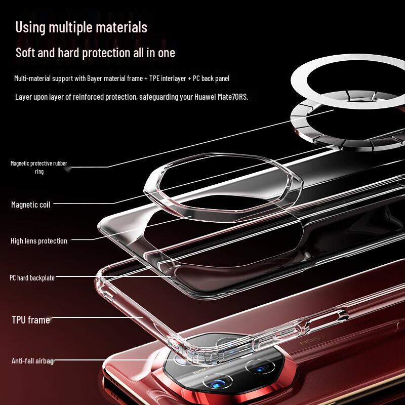 BIAZE Magnetic Phone Case for Huawei Mate 70 RS Ultimate Design