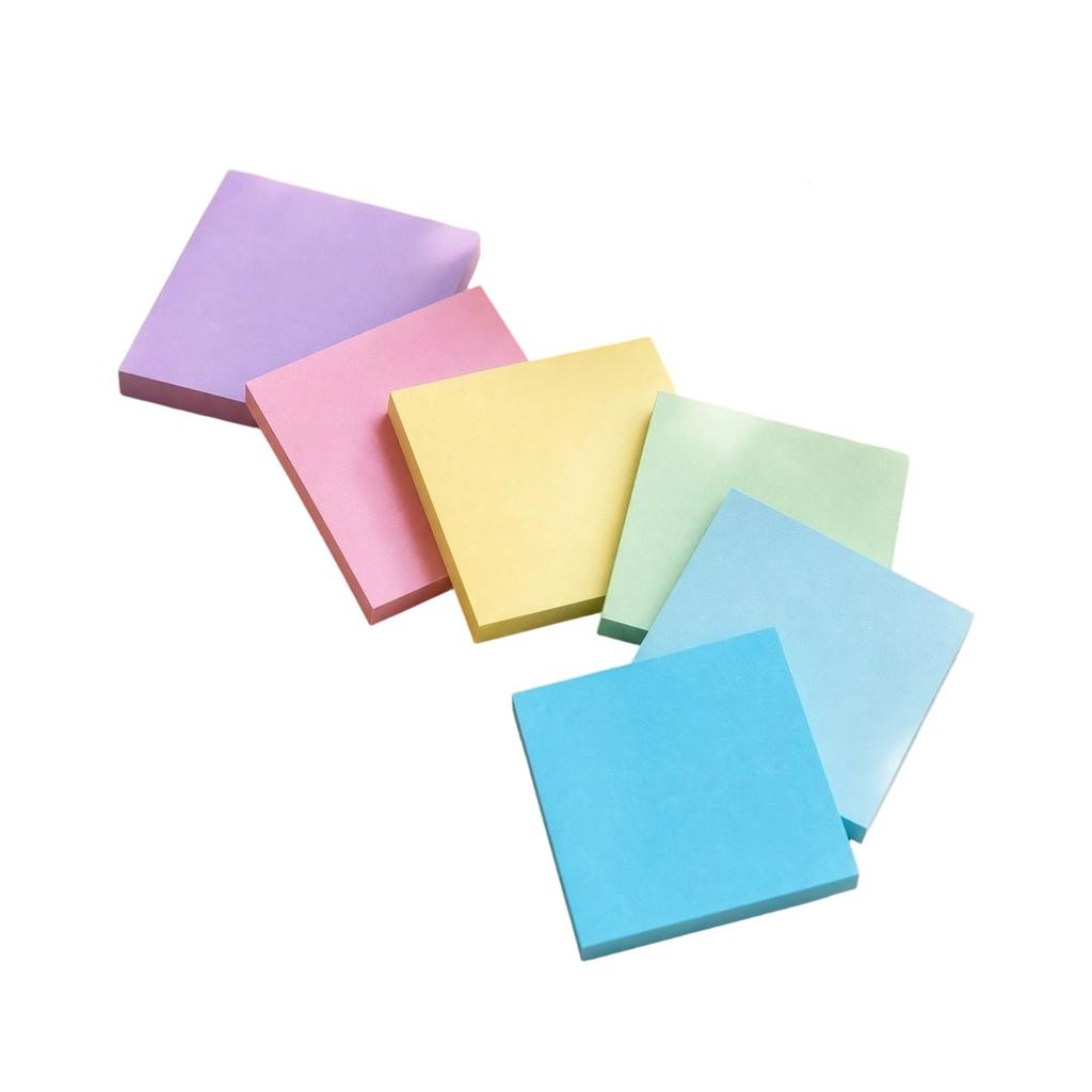 Sticky Notes 3x3 Inch 6 Pads Pack 300 Sheets Self Adhesive Memo Pads for Office School Home Use