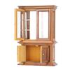 1:12 Scale Miniature Bookshelf High Simulated Wooden Cabinet Display for Doll House Decoration
