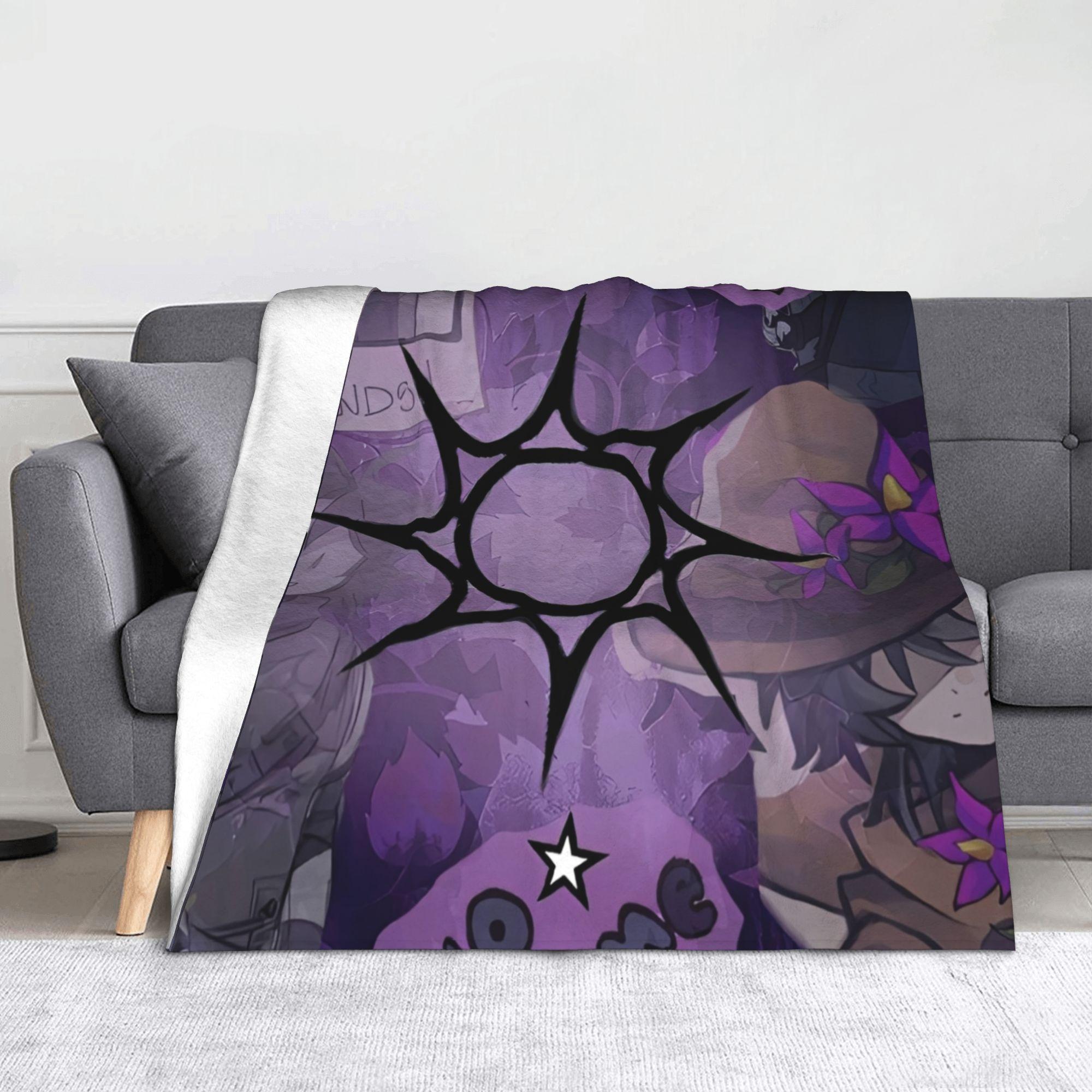 

Azuretime Anime Fuzzy Blanket Azure Two Time Forsaken Funny Throw Blankets for Home 200x150cm Quilt 75x90cm