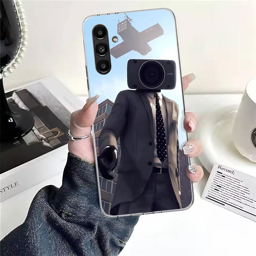 

S-Skibidi Toilet Mobile Cell Phone Case For Samsung Galaxy A13 A14 A15 A16 A17 A53 A54 A55 A56 A57 A33 A34 A35 A36 A37 A23 A24 A Samsung A07