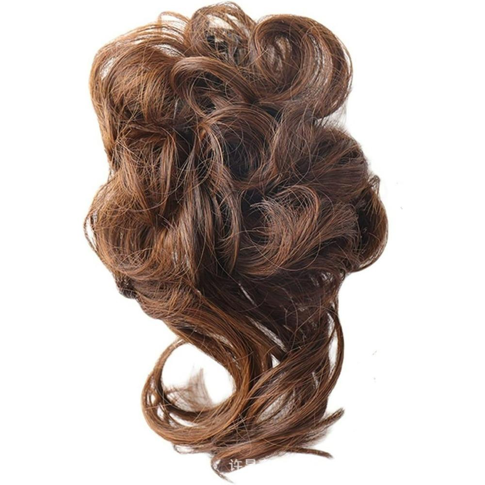 Lazy Bun Hairpiece Claw Clip - Messy Voluminous Curly Hair Donut