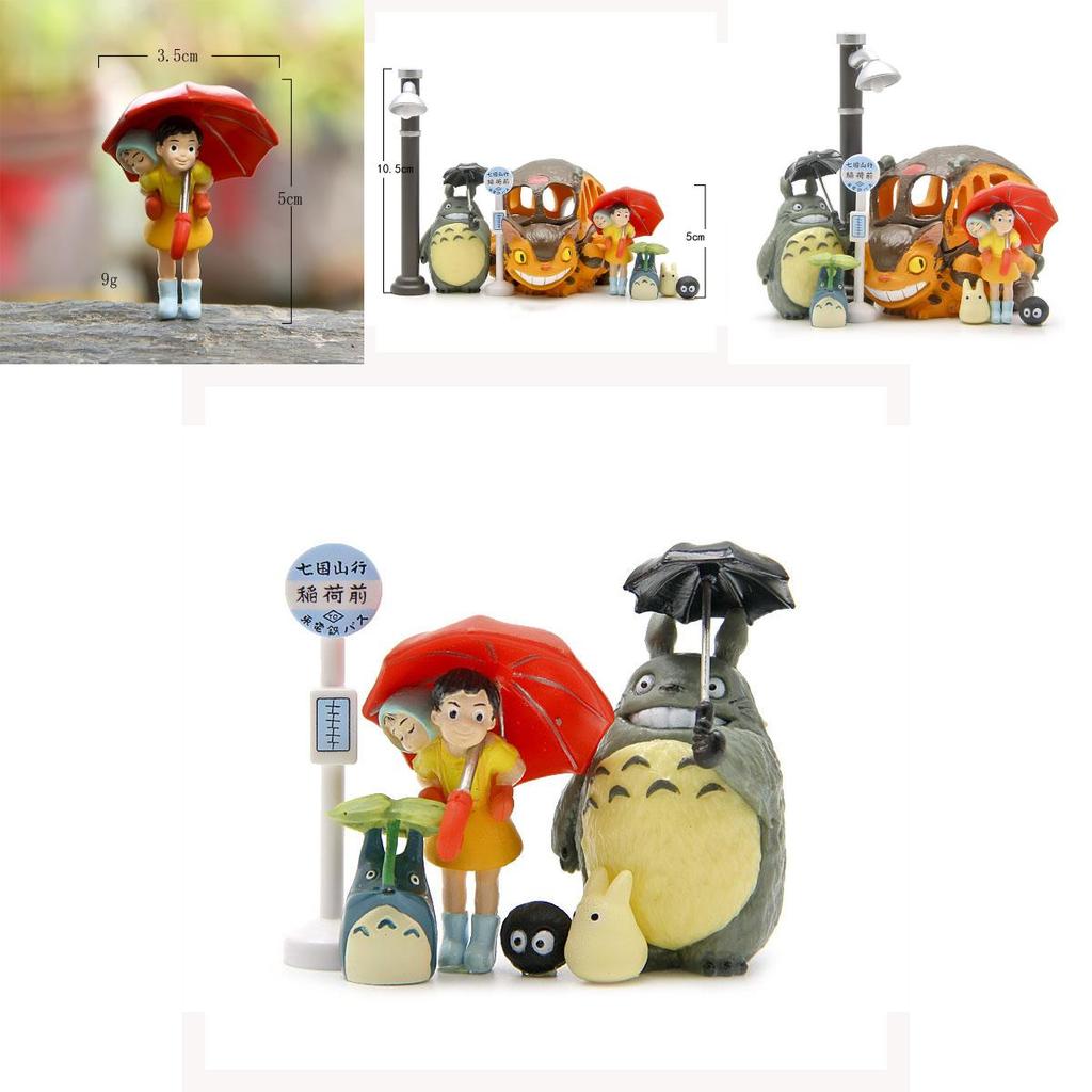 Stunning My Neighbor Totoro Pvc Mei Cat Bus Figure Set For Collectors And Fans