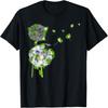 Rainforest Animal Lover Dandelion Amphibian Toad Flower Frog T-Shirt