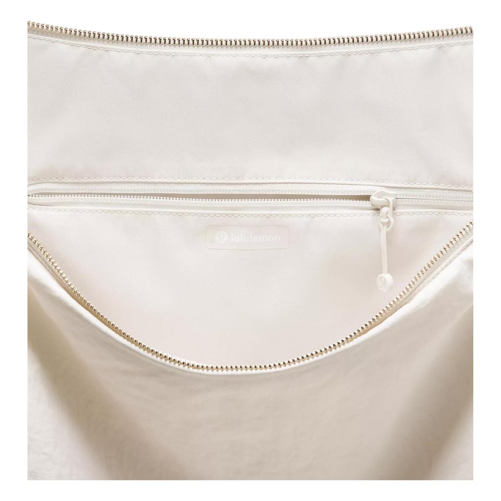 Lululemon Cabrio Serie 16L Raffiniertes Design Nylon Umhängetasche Große Damen Taschen Off-White LW9GHWS-075059