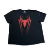 Marvel Spider Man Shirt Mens 3X Black Red Short Sleeve Cotton Crew Neck Comics
