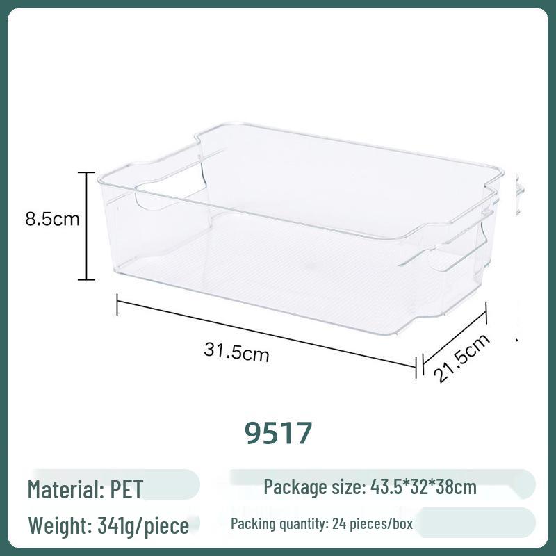 Food-Grade Transparent Refrigerator Storage Box – Large Capacity for Kitchen Organizing