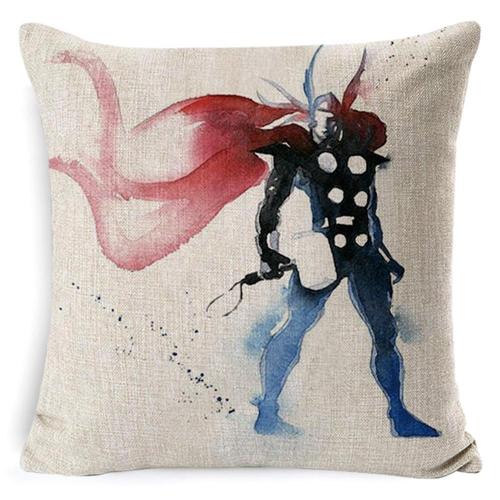 

New Cartoon Spider-Man Series Pillow Cover Car Sofa Square Cartoon Animation Gift Cushion 45 * 45Cm pillow cover