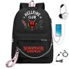Stranger Things American Drama Peripheral Usb Youth Student School Bag Men'S And Women'S Leisure Travel Backpack