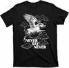 Funny Vintage Never Say Never When Pigs Fly Men T Shirt