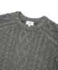 COVERNAT WOMAN Raglan Cable Knit Melange Gray