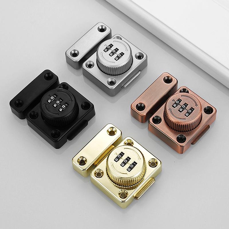 Thickened No-Drill Password Lock for Cabinet Doors and Drawers