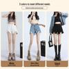 2025 Japanese Style Retro Denim Shorts for Women - Versatile Summer Fashion Trend