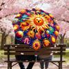 1PC Astrology zodiacAutomatic Open/Close Umbrella with Windproof, 8-Rib Sturdy Canopy, Durable Ribs, Fashionable Design1217A