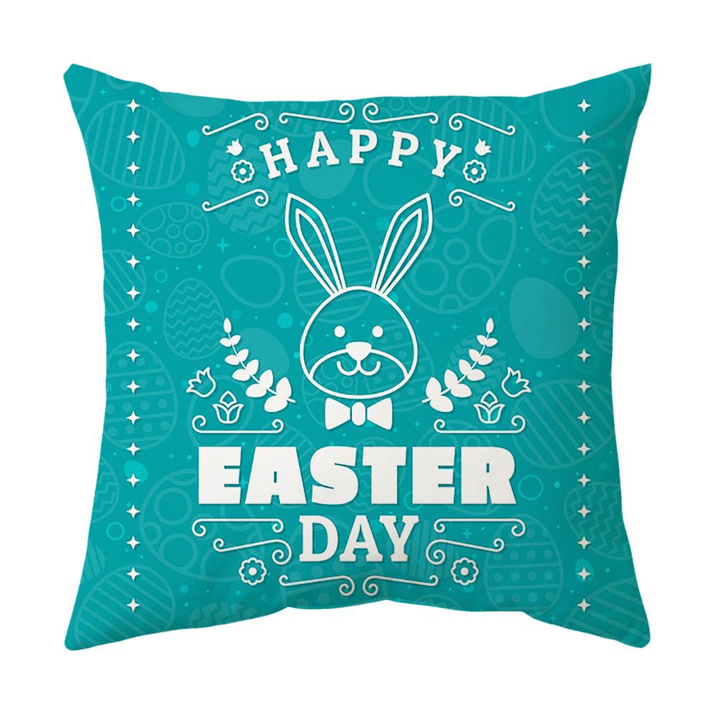 Easter Pillow Cover Cartoon Sofa Cushion Cover Office Waist Cushion Cover