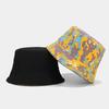 European and American New Camouflage Bucket Hat Spring and Summer Outdoor Travel Shopping Fashion Double-sided Sun Hat Men's and Women's Basin Hats
