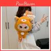 Cute Babythree Elephant Fox Panda Rabbit  Animal Costume Cartoon Plush Backpack
