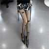 Sheer Tights High Waist Pantyhose Kisses Thigh High Stockings for Women Spring Summer Tights Pantyhose Hosiery