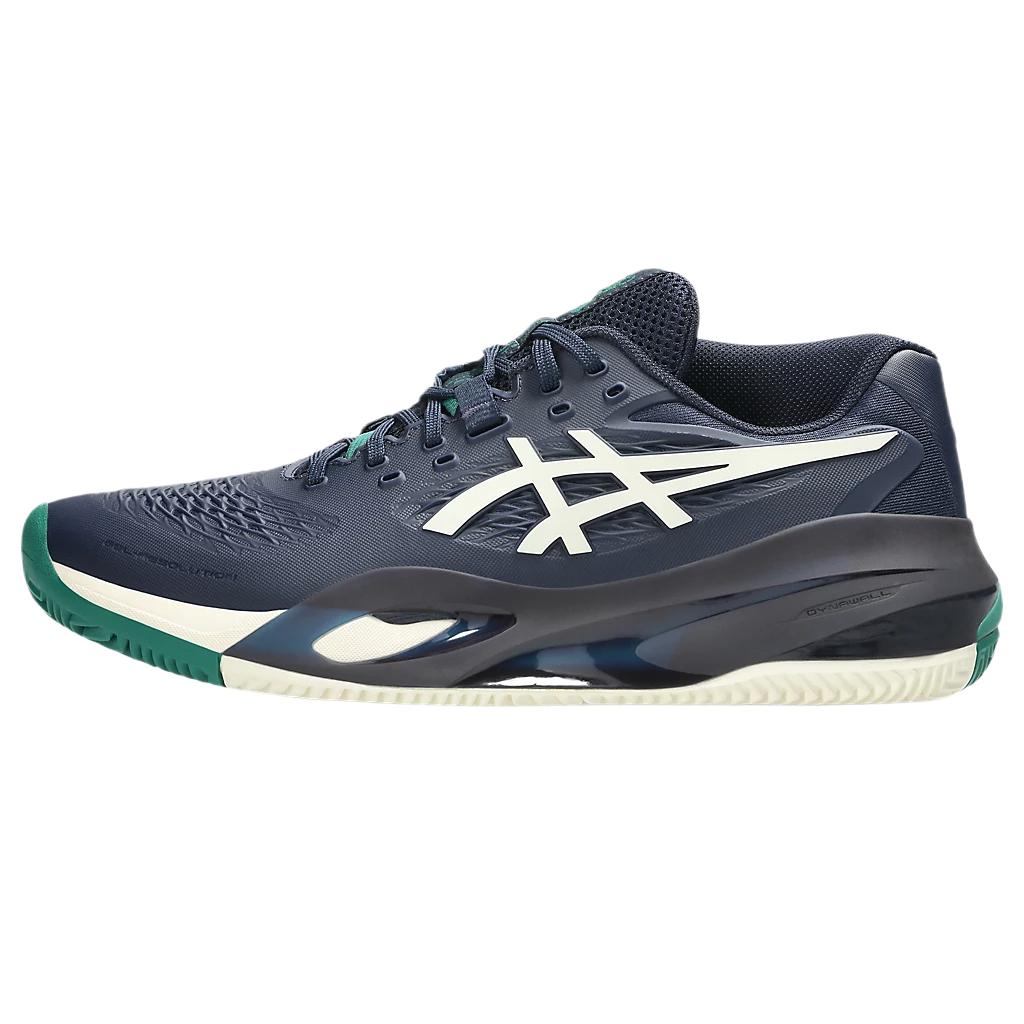 

New Asics GEL RESOLUTION X Abrasion Resistant Low Top Tennis Shoes Men s Blue 1041A485-400 41.5