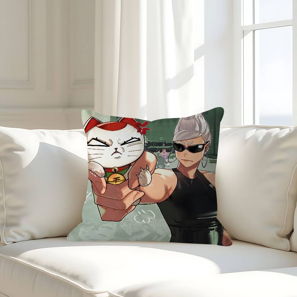 T-Turbo Anime OmaS Kissenbezug Abnehmbar Waschbar Kissenbezug – Ganzjahresweichleinen