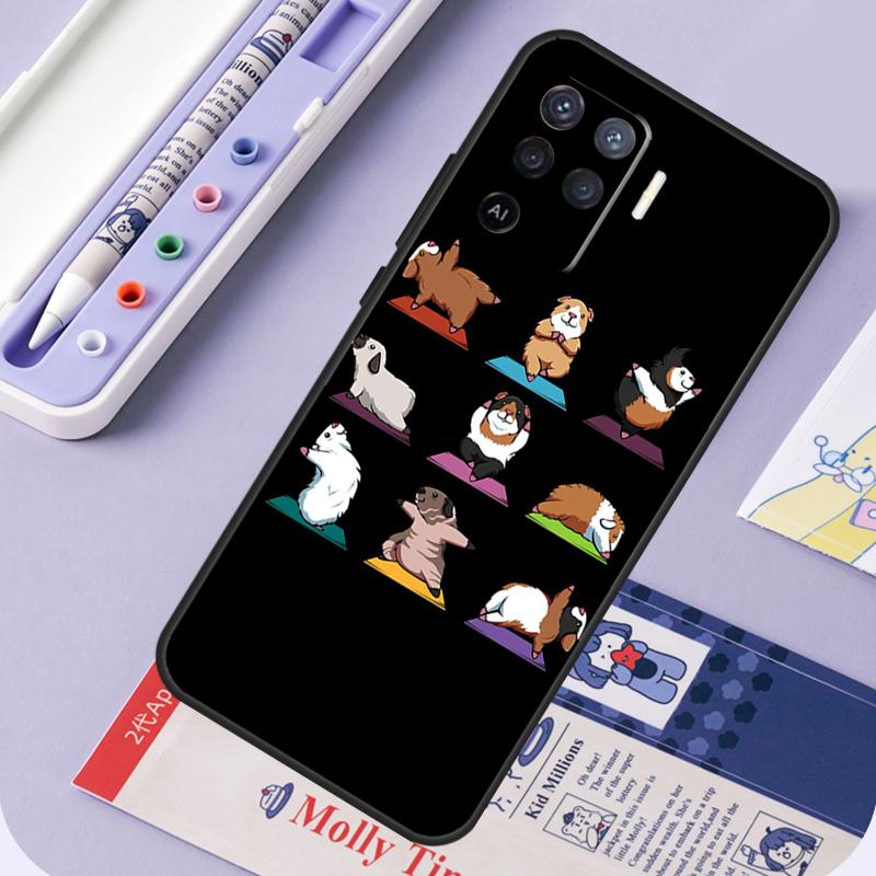 Funny Guinea Pig For Oppo A40 A60 A80 A94 A74 A54 A15 A18 A38 A58 A78 A98 A16 A76 A96 A57 A17 A77 A5 Pro Case